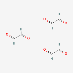 molecular formula C2H2O2<br>C2H2O2<br>OHCCHO B12663698 Glyoxal CAS No. 40094-65-3