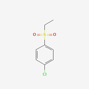 molecular formula C8H9ClO2S B1266372 1-Chloro-4-(ethylsulfonyl)benzene CAS No. 7205-80-3