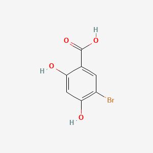 molecular formula C7H5BrO4 B1266374 5-Bromo-2,4-dihydroxybenzoic acid CAS No. 7355-22-8