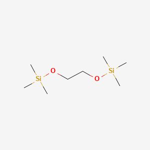 molecular formula C8H22O2Si2 B1266375 1,2-Bis(trimethylsiloxy)ethane CAS No. 7381-30-8