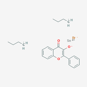 molecular formula C23H27BrO3Sn B126638 Dibutyltin 3-hydroxyflavone CAS No. 146816-94-6