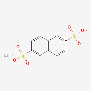 molecular formula C10H6CaO6S2 B12663858 Calcium naphthalene-2,6-disulphonate CAS No. 93804-30-9