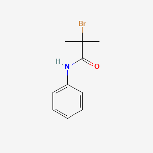 molecular formula C10H12BrNO B1266398 2-溴-2-甲基-N-苯基丙酰胺 CAS No. 2322-45-4
