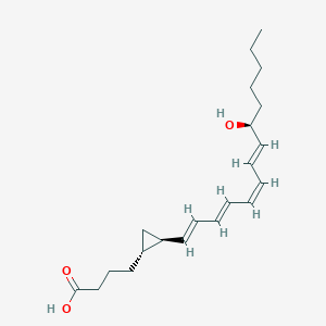 5,6-Methano-15-hydroxy-7,9,11,13-eicosatetraenoic acid