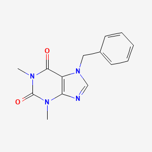 molecular formula C14H14N4O2 B1266401 7-Benzyltheophylline CAS No. 1807-85-8