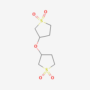molecular formula C8H14O5S2 B1266406 Bis(1,1-dioxidotetrahydro-3-thienyl) ether CAS No. 29422-01-3