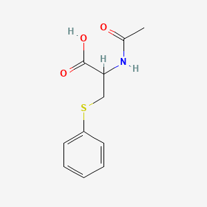molecular formula C11H13NO3S B1266412 DL-Phenylmercapturic Acid CAS No. 20640-68-0