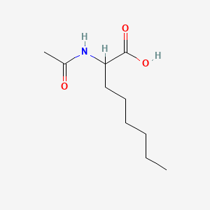 molecular formula C10H19NO3 B1266414 N-Acetylaminooctanoic acid CAS No. 5440-37-9