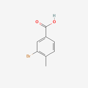 molecular formula C8H7BrO2 B1266418 3-Bromo-4-methylbenzoic acid CAS No. 7697-26-9