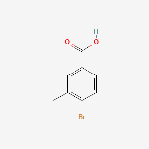 molecular formula C8H7BrO2 B1266419 4-溴-3-甲基苯甲酸 CAS No. 7697-28-1