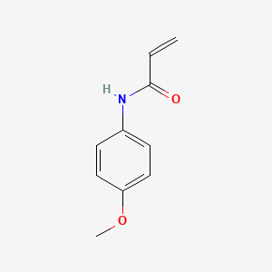molecular formula C10H11NO2 B1266421 N-(4-甲氧基苯基)丙烯酰胺 CAS No. 7766-37-2