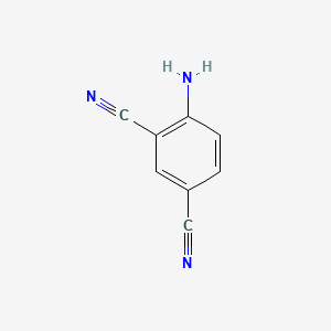 molecular formula C8H5N3 B1266422 2,4-Dicyanoaniline CAS No. 19619-22-8