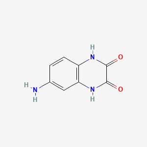 molecular formula C8H7N3O2 B1266430 6-aminoquinoxaline-2,3(1H,4H)-dione CAS No. 6973-93-9