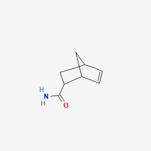 molecular formula C8H11NO B1266433 Bicyclo[2.2.1]hept-5-ene-2-carboxamide CAS No. 95-17-0
