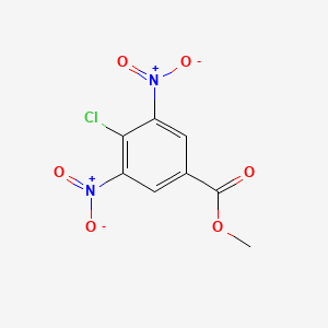 molecular formula C8H5ClN2O6 B1266434 Methyl 4-chloro-3,5-dinitrobenzoate CAS No. 2552-45-6