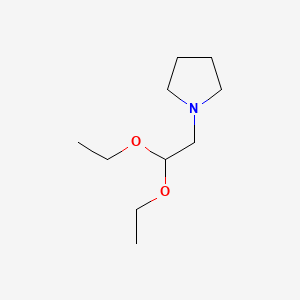 molecular formula C10H21NO2 B1266439 1-(2,2-二乙氧基乙基)吡咯烷 CAS No. 23098-07-9
