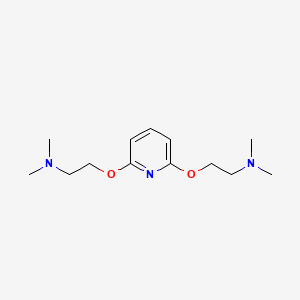 molecular formula C13H23N3O2 B1266442 2,6-双(2-(二甲基氨基)乙氧基)吡啶 CAS No. 29449-91-0