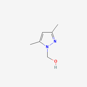 molecular formula C6H10N2O B1266443 (3,5-二甲基-1H-吡唑-1-基)甲醇 CAS No. 85264-33-1