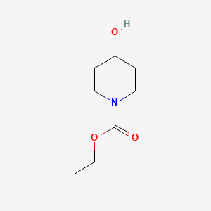 molecular formula C8H15NO3 B1266444 Ethyl 4-hydroxypiperidine-1-carboxylate CAS No. 65214-82-6