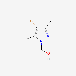 molecular formula C6H9BrN2O B1266447 (4-溴-3,5-二甲基-1H-吡唑-1-基)甲醇 CAS No. 94230-83-8