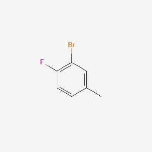 molecular formula C7H6BrF B1266451 3-溴-4-氟甲苯 CAS No. 452-62-0
