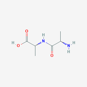 molecular formula C6H12N2O3 B1266454 H-Ala-d-Ala-OH CAS No. 3695-80-5