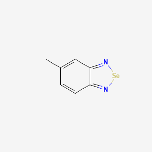 molecular formula C7H6N2Se B1266456 5-Methyl-2,1,3-benzoselenadiazole CAS No. 1123-91-7