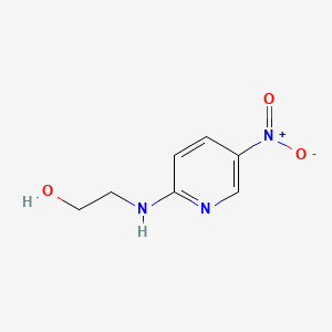 molecular formula C7H9N3O3 B1266462 2-((5-Nitropyridin-2-yl)amino)ethanol CAS No. 25948-12-3