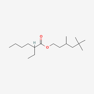 molecular formula C17H34O2 B12664647 3,5,5-Trimethylhexyl 2-ethylhexanoate CAS No. 85118-40-7
