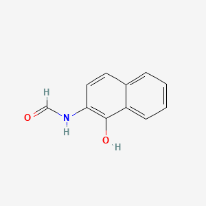 molecular formula C11H9NO2 B12664663 Formamide, N-(1-hydroxy-2-naphthyl)- CAS No. 1707-32-0
