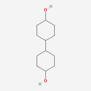 molecular formula C12H22O2 B1266469 4,4'-Bicyclohexanol CAS No. 20601-38-1
