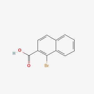 molecular formula C11H7BrO2 B1266470 1-Bromo-2-naphthoic acid CAS No. 20717-79-7
