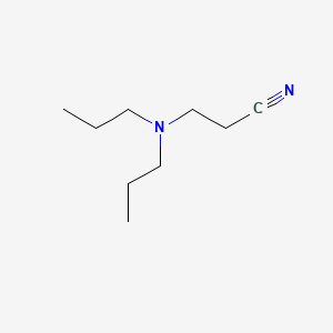 molecular formula C9H18N2 B1266471 3-(Dipropylamino)propanenitrile CAS No. 20732-22-3