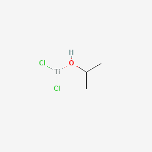 molecular formula C3H8Cl2OTi B12664712 Dichloro(propan-2-olato)titanium CAS No. 97259-77-3
