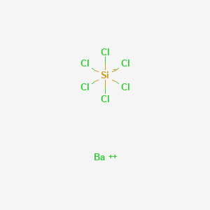 molecular formula BaCl6Si B12664714 Barium hexachlorosilicate(2-) CAS No. 97158-14-0