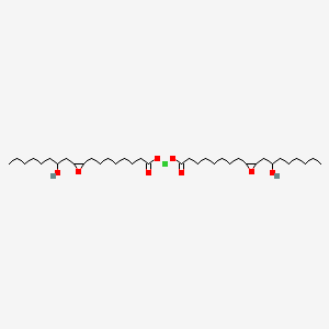 molecular formula C36H66BaO8 B12664721 Barium bis[3-(2-hydroxyoctyl)oxiran-2-octanoate] CAS No. 93840-72-3