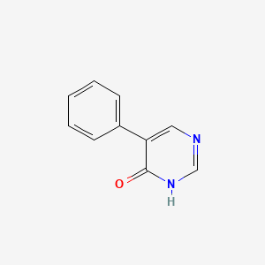molecular formula C10H8N2O B1266474 4-嘧啶醇，5-苯基- CAS No. 22433-69-8