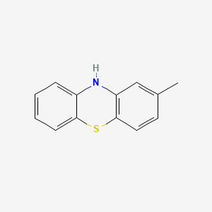 molecular formula C13H11NS B12664748 10H-Phenothiazine, 2-methyl- CAS No. 5828-51-3