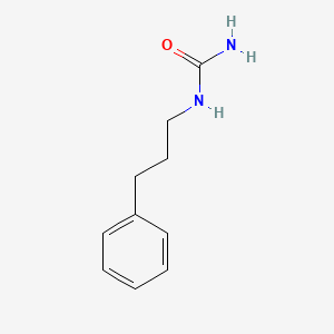 molecular formula C10H14N2O B1266479 (3-苯基丙基)脲 CAS No. 25017-27-0