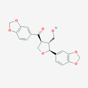 molecular formula C20H18O7 B126648 Sesaminone CAS No. 157207-93-7