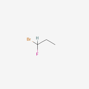 molecular formula C3H6BrF B12664809 Bromofluoropropane CAS No. 65291-92-1