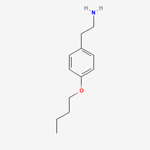 B1266485 2-(4-Butoxyphenyl)ethan-1-amine CAS No. 65423-11-2
