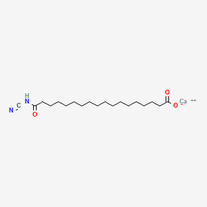 molecular formula C19H33CaN2O3+ B12664851 Calcium bis(N-cyanostearamidate) CAS No. 84681-98-1