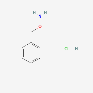 molecular formula C8H12ClNO B1266490 O-(对甲基苄基)羟胺盐酸盐 CAS No. 38936-62-8