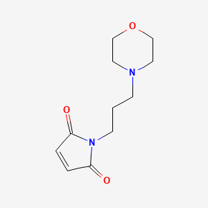 molecular formula C11H16N2O3 B1266494 1-[3-(morpholin-4-yl)propyl]-2,5-dihydro-1H-pyrrole-2,5-dione 
