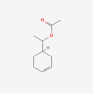 molecular formula C10H16O2 B12664976 alpha-Methylcyclohex-3-ene-1-methyl acetate CAS No. 74454-29-8