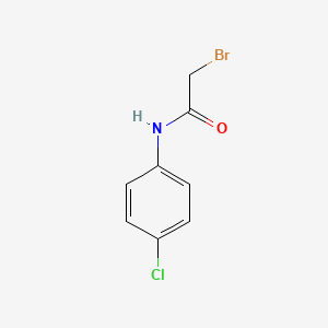 molecular formula C8H7BrClNO B1266498 2-溴-N-(4-氯苯基)乙酰胺 CAS No. 5343-64-6