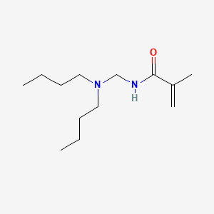 molecular formula C13H26N2O B12665005 N-[(Dibutylamino)methyl]methacrylamide CAS No. 92168-48-4