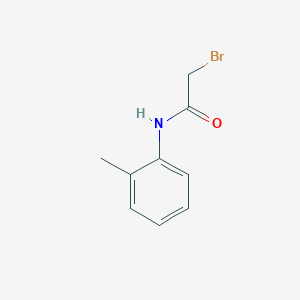 molecular formula C9H10BrNO B1266501 2-溴-N-(2-甲基苯基)乙酰胺 CAS No. 5332-69-4