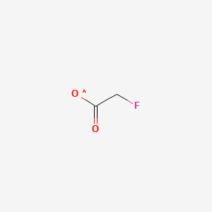 molecular formula C2H2FO2 B12665013 Ethoxy, 2-fluoro-1-oxo- CAS No. 52316-02-6